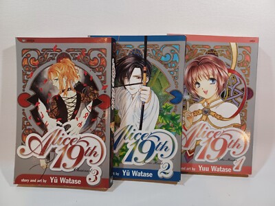 Alice 19th Manga Volumes 1-3 English by Yu Water Shojo Viz Media