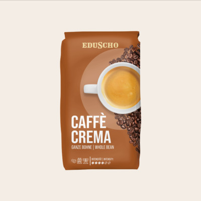 TCHIBO EDUSCHO Crema Espresso Roasted Coffee Beans 1kg -TRACKED SERVICE