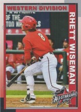2019 Eastern League All Star West Rhett Wiseman RC Rookie Nationals Jewish
