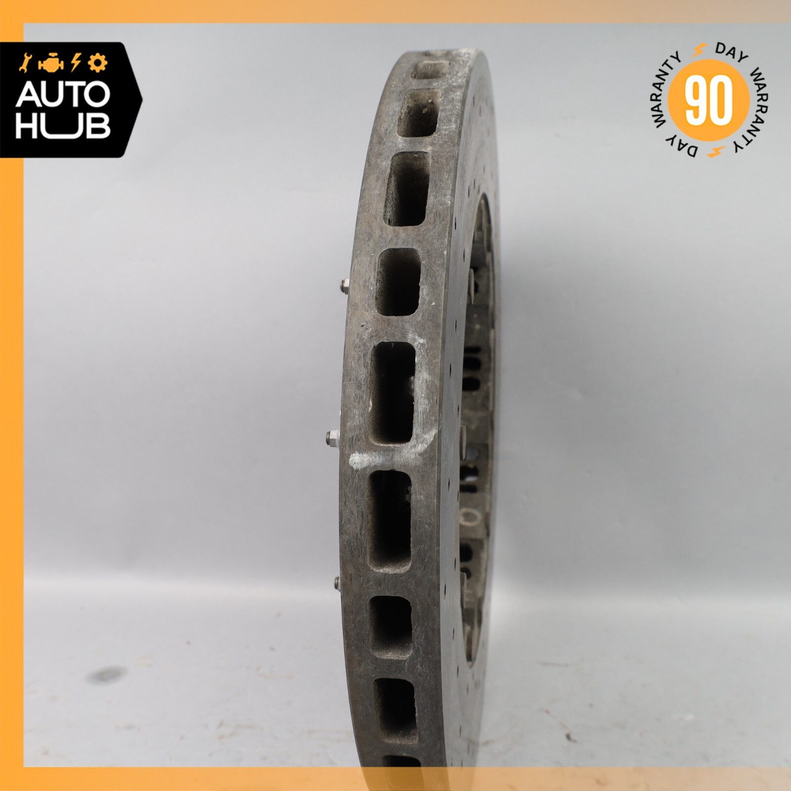 08-16 Aston Martin DB9 GT DBS Vantage Rear Carbon Ceramic Brake Rotor OEM 7k