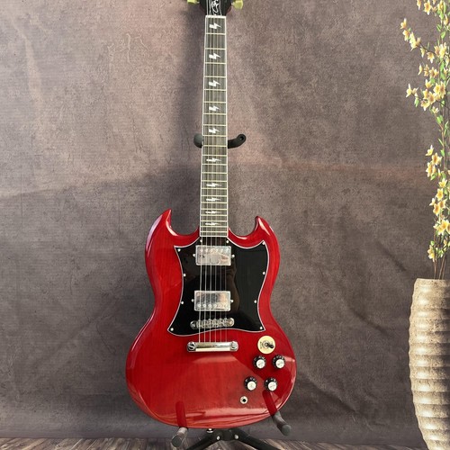Custom Shop Angus Young Red Electric Guitar Chromium plated hardware In ...