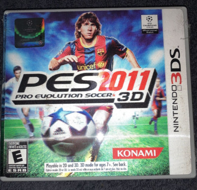 Pes 2011 3D (Pro evolution soccer) Nintendo 3DS game BRAND NEW SEALED