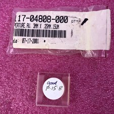 AU Aperture 3mm x .25mm 15 Micron Gold Foil Disk P-15-B