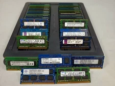 LOT 50 4GB DDR3 PC3-12800S 1600 Samsung Hynix Micron+ Laptop SODIMM MEMORY RAM