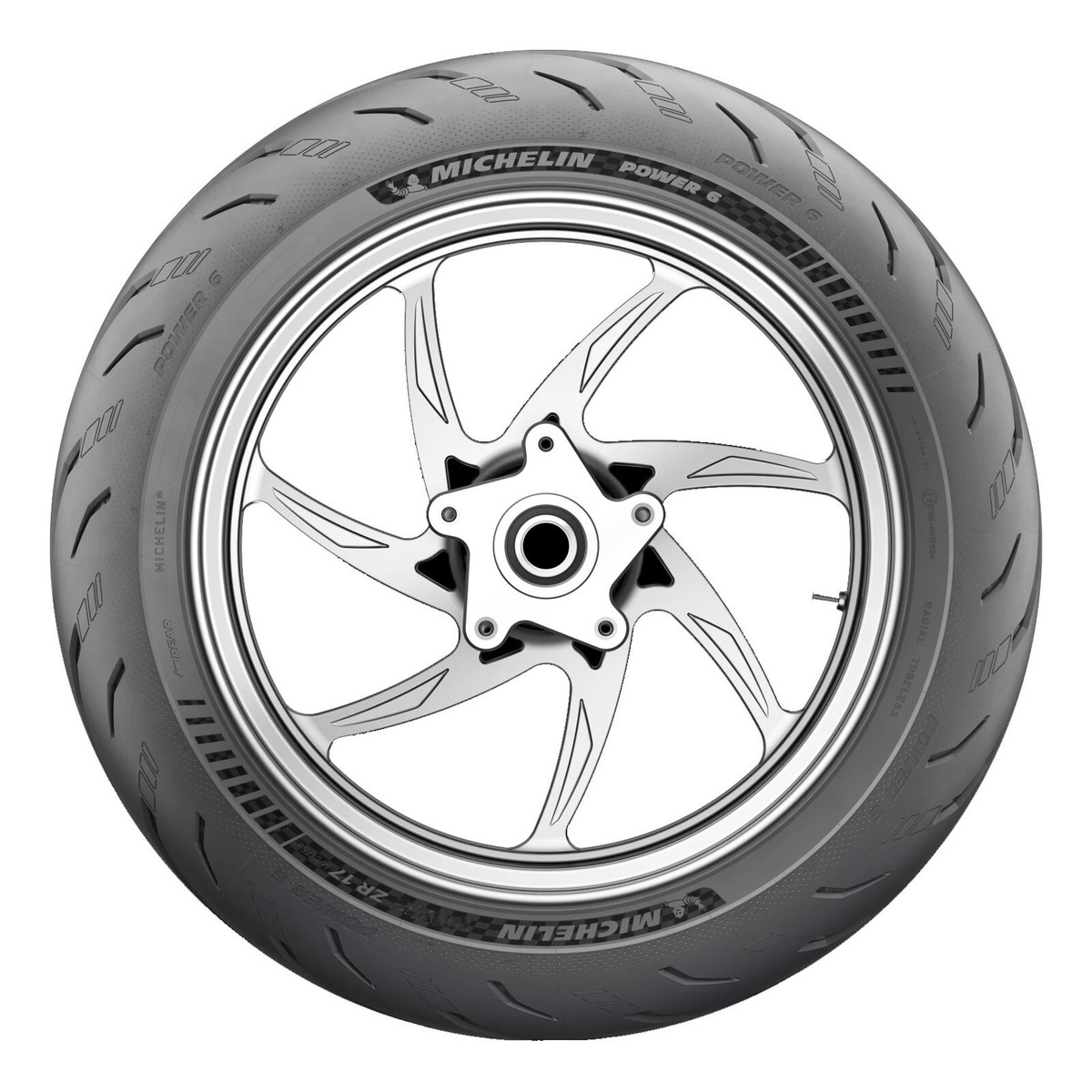 パーツ MICHELIN Power 6 17inch Michelin Power 6 110/70Zr-17 54W Front Motorcycle - American