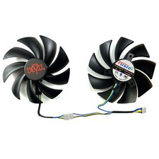 Graphics Card Cooling Fan for POWERCOLOR RX6600/RX6600XT/RX6650XT Red Devil Part