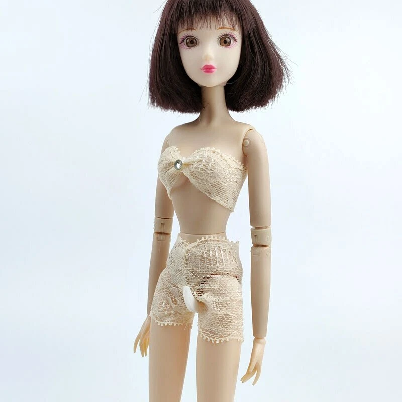 3 juegos de ropa interior de encaje suave para 11,5 pulgadas Bragas bragas sujetador muñeca 1/6 para Blyth Foto 4 de 4