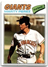 1977 Topps #438 Marty Perez San Francisco Giants