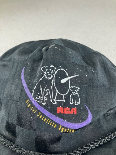 Vintage RCA Hat Cap Strapback Dog Satellite Space Stars Radio Retro 90s - Picture 2 of 22