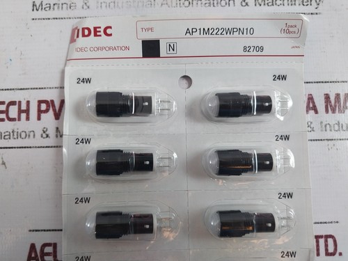 Idec AP1M222WPN10 Miniatur Pilotlicht LED Weiß Kuppel 12O-000-00S(1pack=10pcs) - Bild 6 von 9