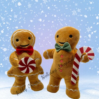 Target Bullseye Wondershop Gingerbread Man & Girl Set Beanie Legs -  8 in