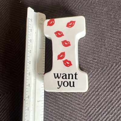 ''I Want You'' Love Letters! A Message For Someone Special! Free Standing