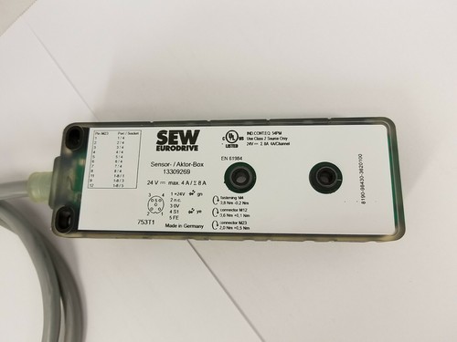 Sew Eurodrive Movipro Sensor Actuator 8 Channel Box 13309269 - Picture 6 of 6