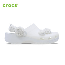 NEW CROCS Classic Frosted Bouquet Clog Flower 211486 Elephant