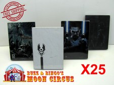 25x XBOX 360 CIB GAME DVD STEELBOOK G1 - CLEAR PLASTIC PROTECTIVE BOX PROTECTOR