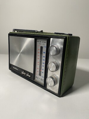 Vintage Holiday Solid State Radio AC DC - Works | eBay
