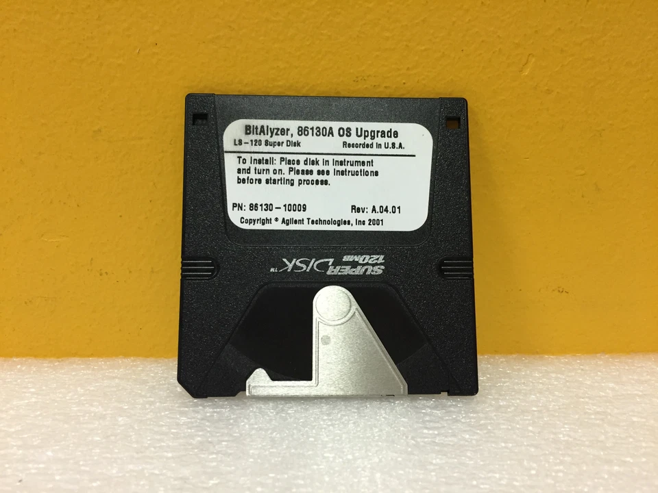 Disco de actualización del sistema operativo analizador de bits Agilent / HP / Keysight 86130-10009 86130A. ¡Nuevo! - Imagen 1 de 1