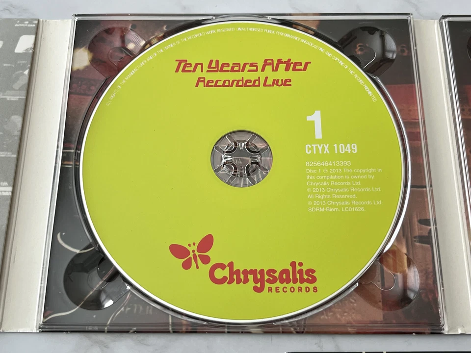Ten Years After Recorded Live 2 CD Digipak EU IMPORT! 2013 BONUS TRACKS RARE OOP - Image 3 of 4
