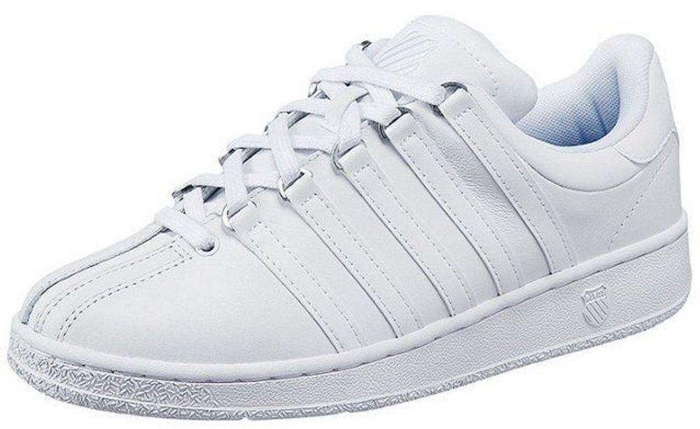 K-Swiss Classic Weiß Weiß 03343-101 Leather Men schuhe K-Swiss Classic Weiß Weiß 03343-101 Leather Men schuhe