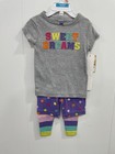 CARTER'S Baby Girl 12M Sweet Dreams 3 Piece 100% Cotton Summer Pajamas Set NEW — photo 6