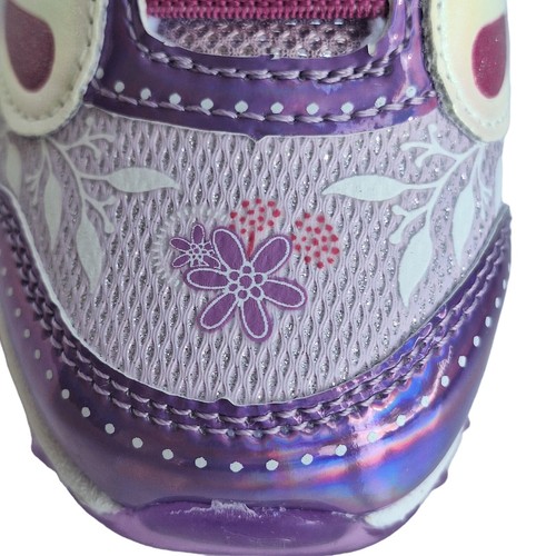 Disney shoes for girls sneakers with LED light without laces Pink Size 7 (15 cm - Picture 12 of 24