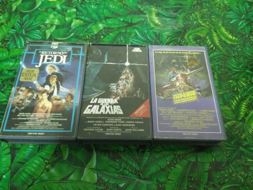 La guerra de las galaxias Star Wars VHS trilogia PRIMERA EDICIÓN ESPAÑA 1977 - 第 1/12 張圖片