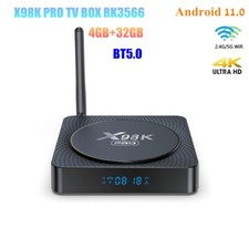 X98K PRO TV Box Android 11 RK3566 4G 32G WiFi BT5.0 USB3.0 H.265 HEVC 4K HDR Box