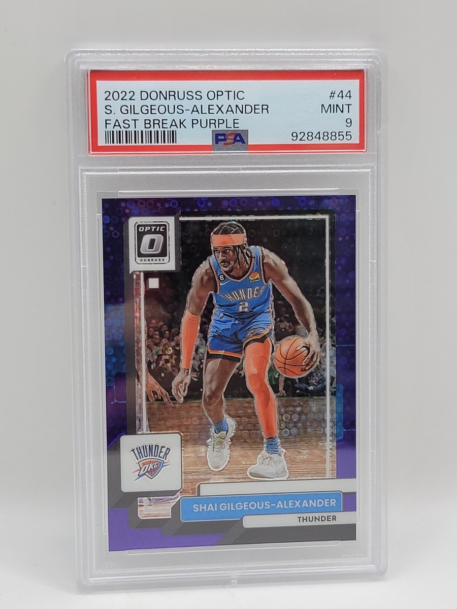 nbaカード Shai Gilgeous Alexander /99 RC 2022 Donruss Optic Shai Gilgeous-Alexander /99 Fast Break