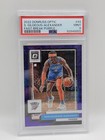 2022 Donruss Optic Shai Gilgeous-Alexander /99 Fast Break Purple PSA 9