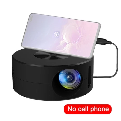 Mini Projector Portable LCD 1080P HD Home Cinema Phone Projection NEW/BK - Picture 4 of 18