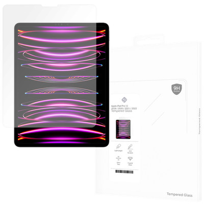 Panzerfolie Schutzglas Apple iPad Pro 11 2018 Displayschutz - Cazy - Transparant