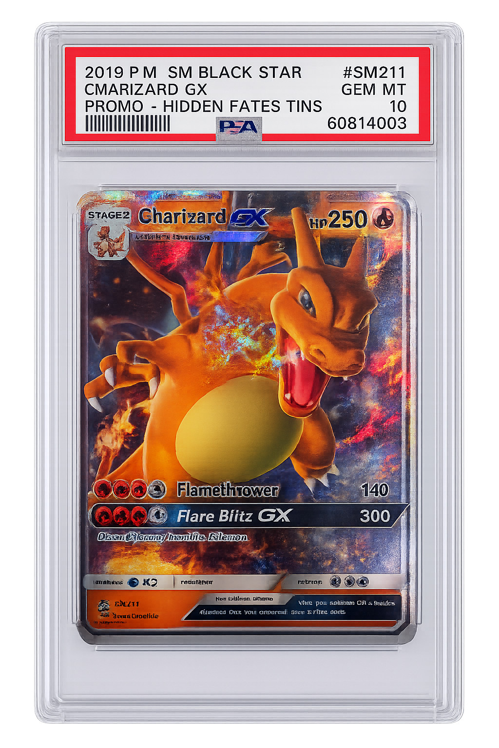 Pokemon 2019 Charizard GX PSA 10