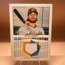 2026 Topps Heritage Dylan Crews Clubhouse Collection Patch Relic #CCR-DC