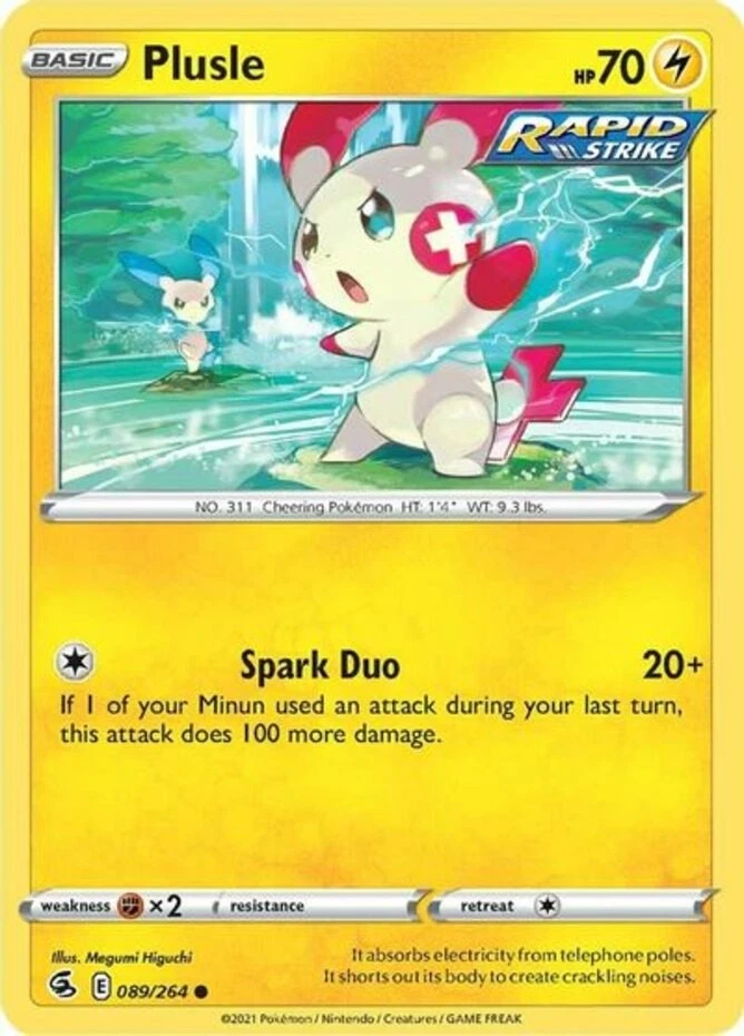 Plusle Pokémon TCG Cards for sale | eBay