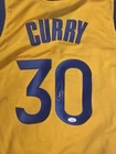 Stephen Curry Signed Golden State Warriors "The Bay" #30 Basketball Jersey XL
