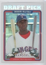 2005 Topps Chrome Update & Highlights Refractor John Mayberry #UH199 0b0