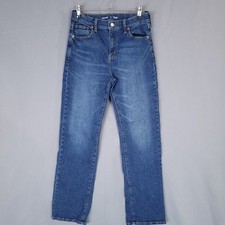 Old Navy Straight Boys Jeans Size 18 Blue Built-In Flex Denim