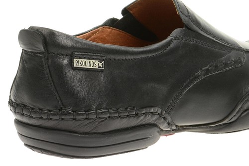 Buty Pikolinos PUERTO RICO czarne buty męskie wygodne pantofle 03A-6222 black - Zdjęcie 6 z 8
