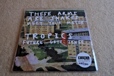These Arms Are Snakes Tropics Meet Your Mayor/ Future Gets Tense 7inch Vinyl