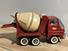 1970-1973 Tonka Red Cement Mixer Concrete Pressed Steel Truck (1761)