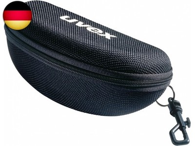 Uvex Brillenetui - Textiletui - Hartschalen - Etui mit Karabinerhaken