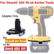 For Bosch 18V GBA Battery Adapter Convert to for Dewalt 18V Ni-cd Cordless Tools