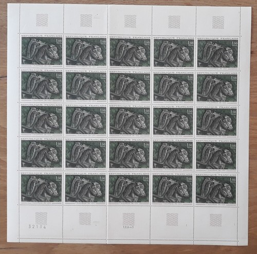 FRANCE - NEUF** n°1478 FEUILLE COMPLETE - CRATÈRE DE VIX