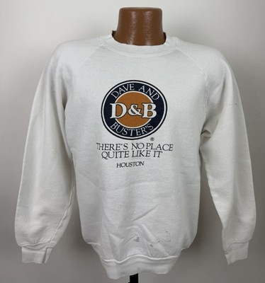 Vintage Dave & Buster's Sweatshirt Mens Large 90s Raglan Crewneck Restaurant
