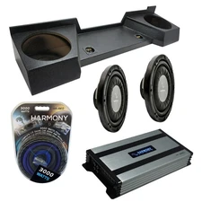 07-13 Chevy Silverado Ext Cab Truck Harmony F124 Dual 12 Rhino Sub Box HA-A800.1