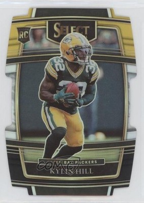 2021 Panini Select Concourse Black & Gold Prizm Die-Cut Kylin Hill #100 0z3f