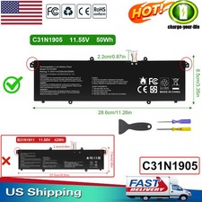   C31N1905 Battery For ASUS VivoBook S14 M433 S433 S433FL S15 S533 S533EQ M433IA