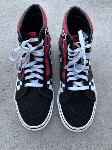 VANS Japanese Type Reissue Women’s 9.5 Men’s 8 Black White Red - 第 10/11 張圖片