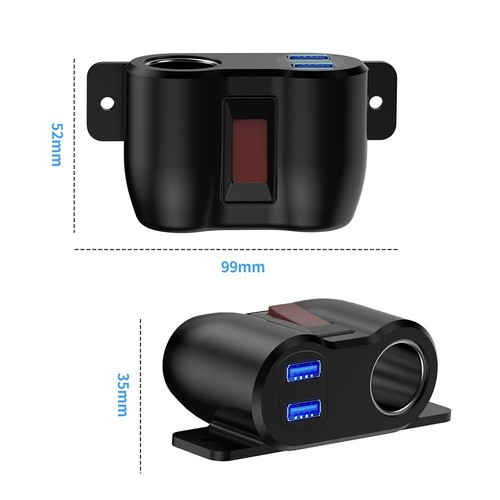 12V USB Socket with Fast Charging Capability for Convenient Use in Vehicles - Zdjęcie 21 z 23