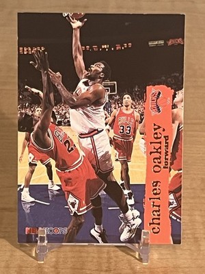 1995-96 NBA Hoops Michael Jordan/Charles Oakley #110 Virginia/New York Knicks